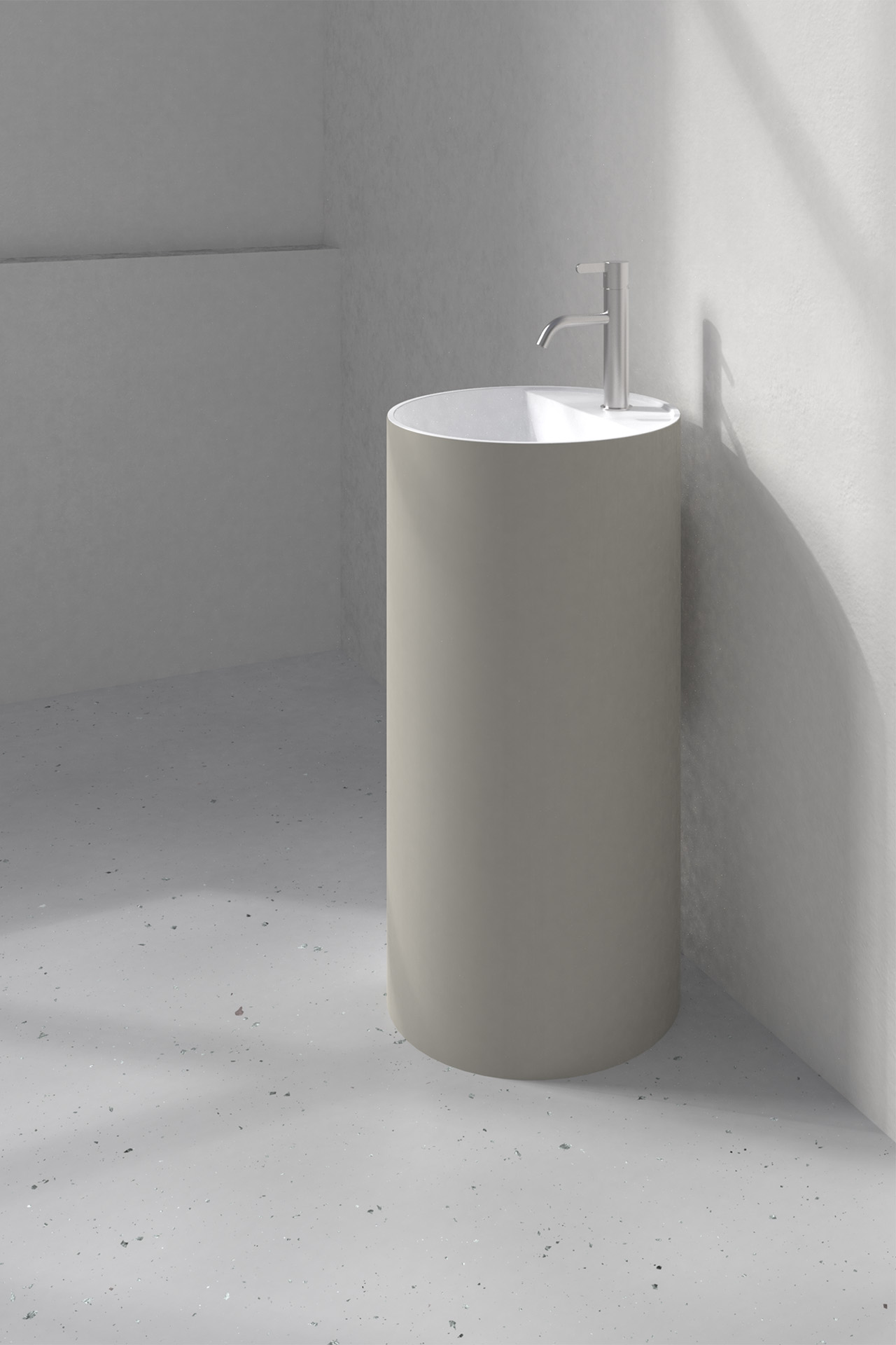 [POS11-SRAL] Pose round Soft Touch (closed, no taphole, RAL color)