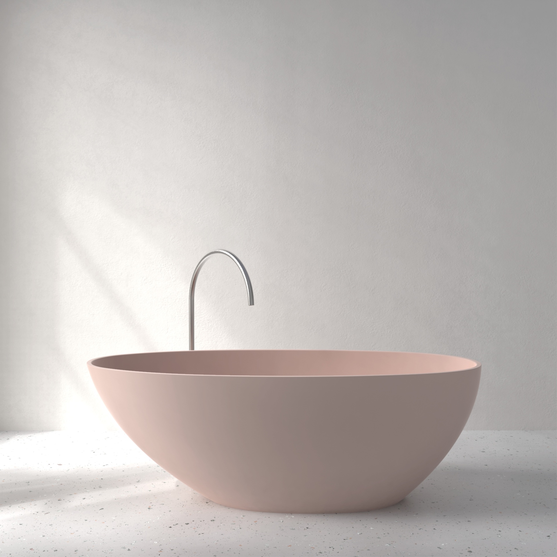 [FEA02-PAROSE] Ease bath in Palette color (Almond Rose)