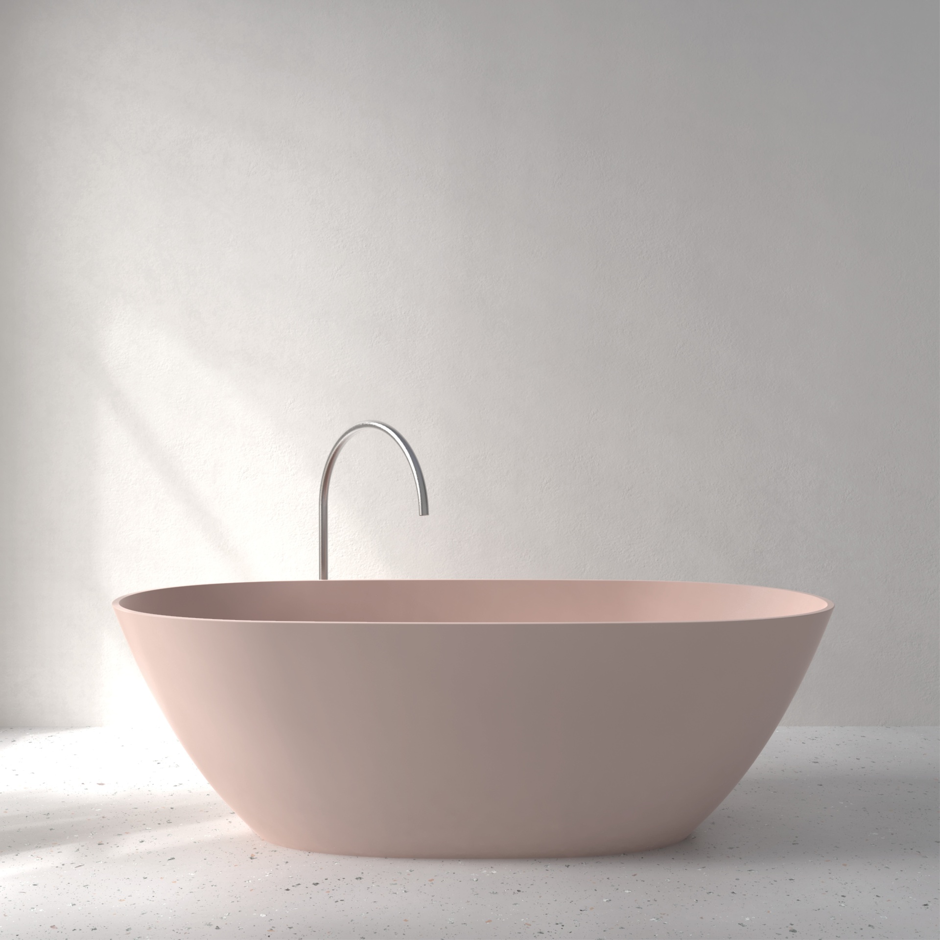 [FMU04-PAROSE] Muse bath in Palette color (Almond Rose)