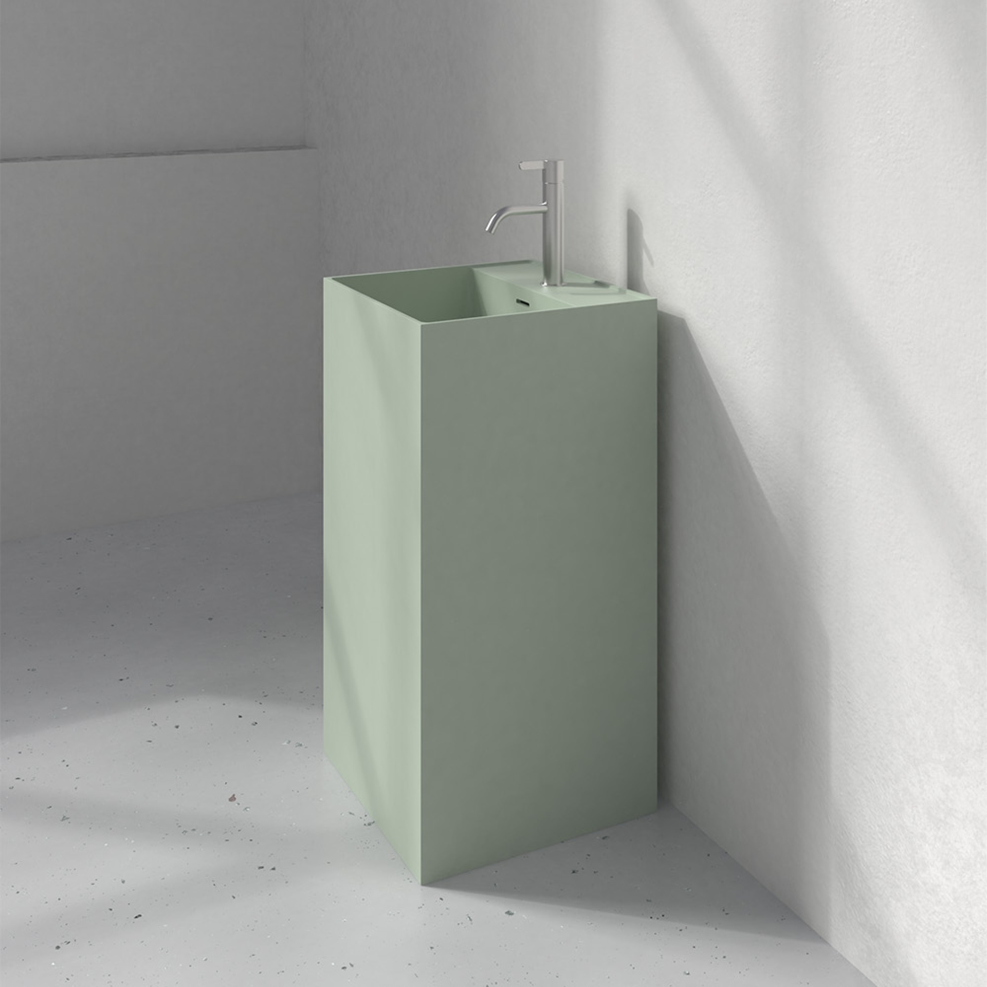 [POS22-PRAL] Pose square Palette (with Ø35mm taphole, RAL color)