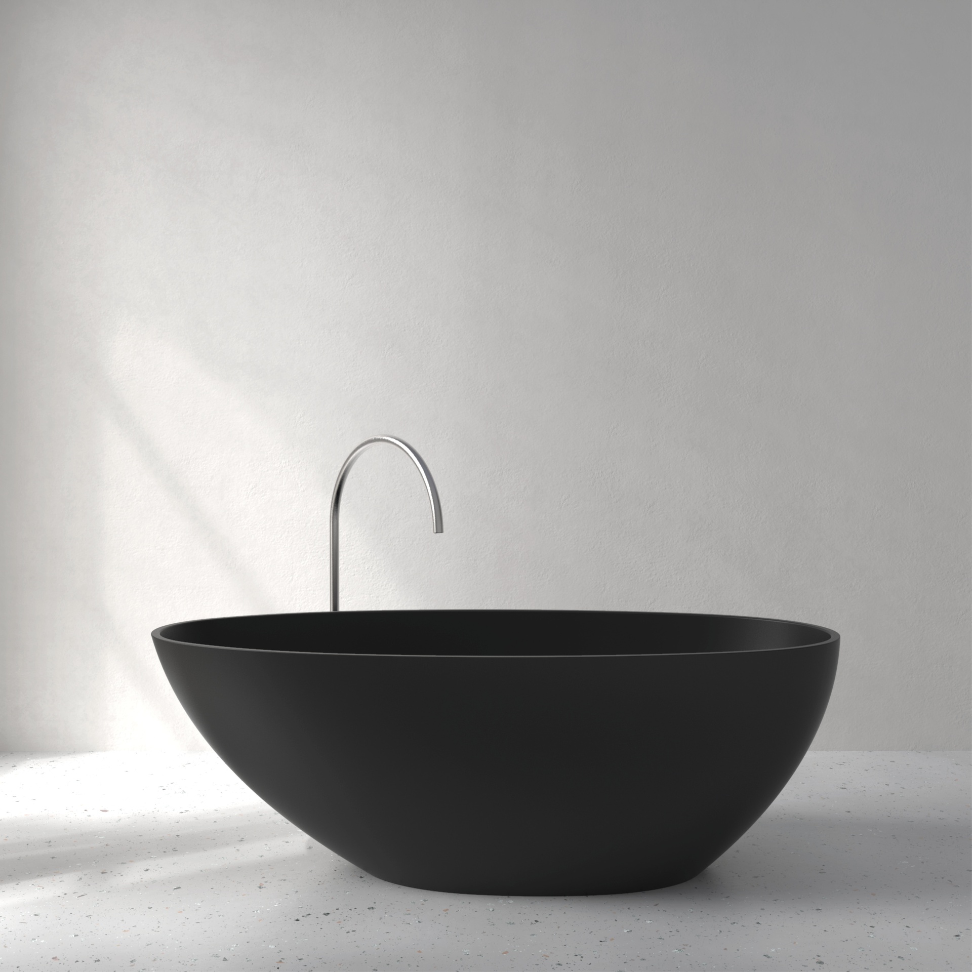 [FEA02-PDBLACK] Ease bath in Palette color (Deep Black)