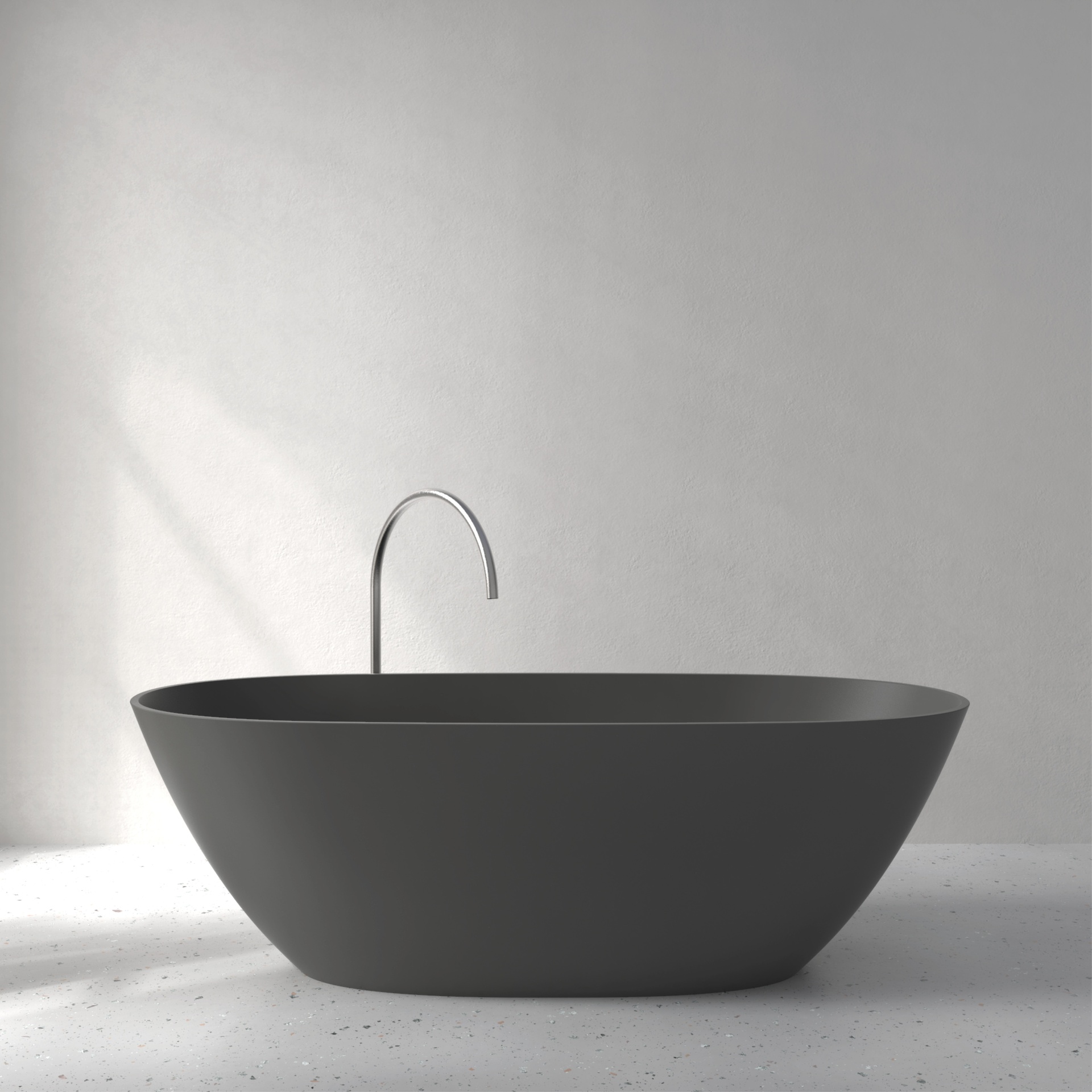 [FMU04-PAGREY] Muse bath in Palette color (Anthracite Grey)