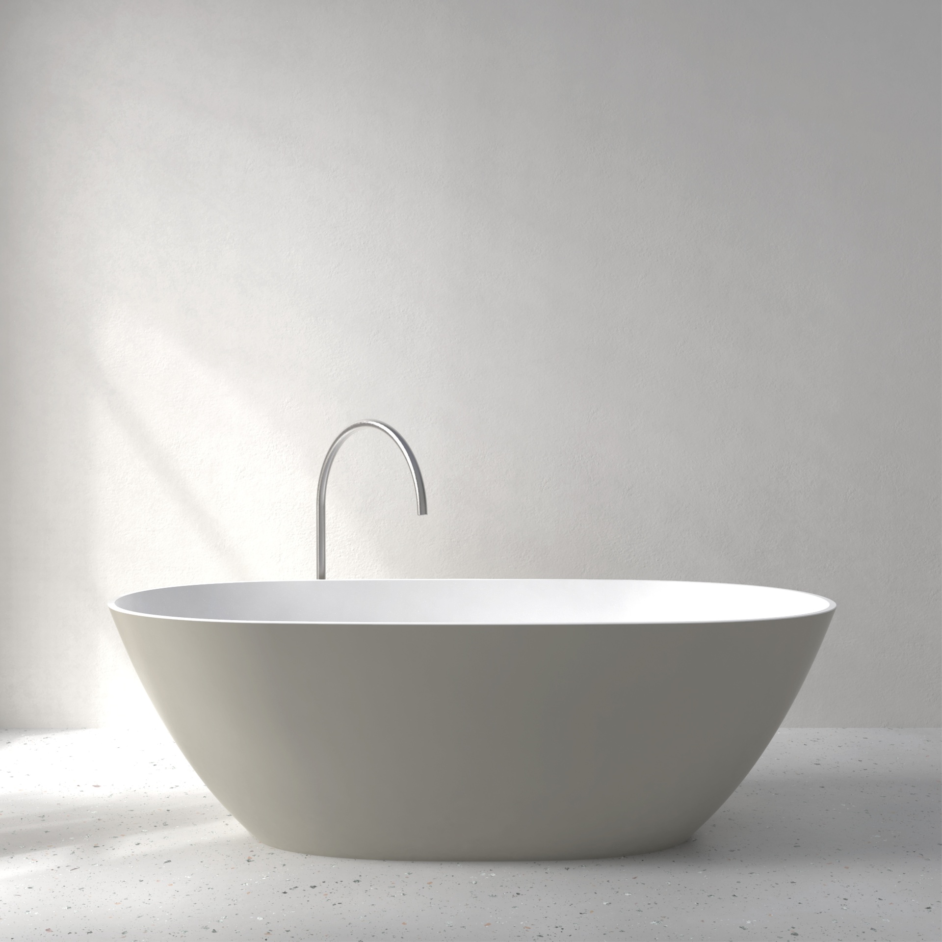 [FMU04-SSGREY] Muse bath with Soft Touch (Silk Grey)
