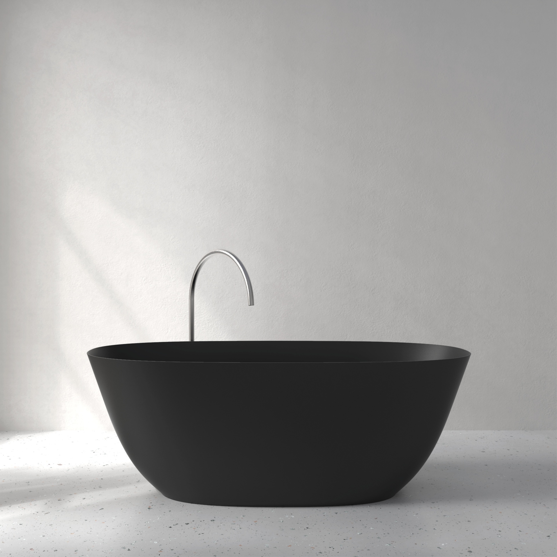 [FFI02-PDBLACK] Fine bath in Palette color (w1600 x d700 x h580mm, Deep Black)