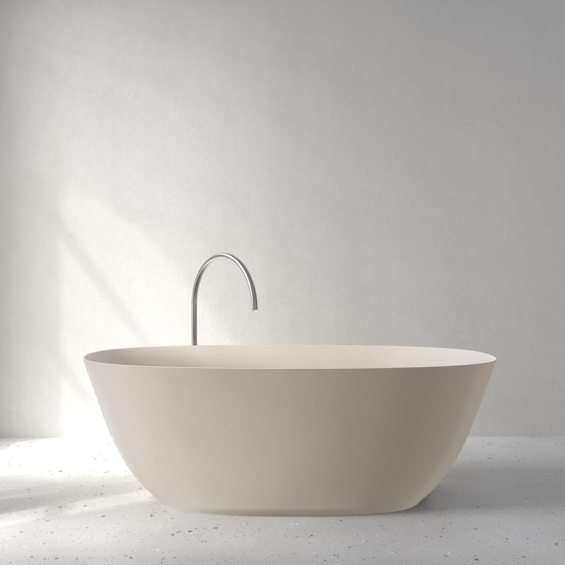 [FFI03-PWCLAY] Fine bath in Palette color (w1700 x d750 x h580mm, Warm Clay)
