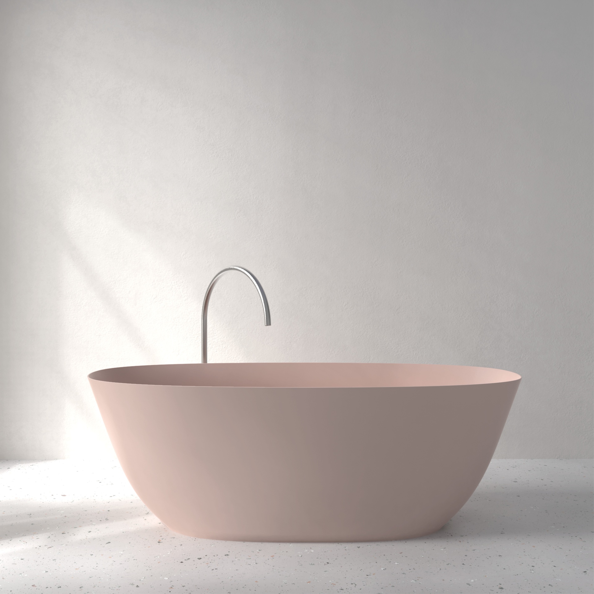 [FFI03-PAROSE] Fine bath in Palette color (w1700 x d750 x h580mm, Almond Rose)