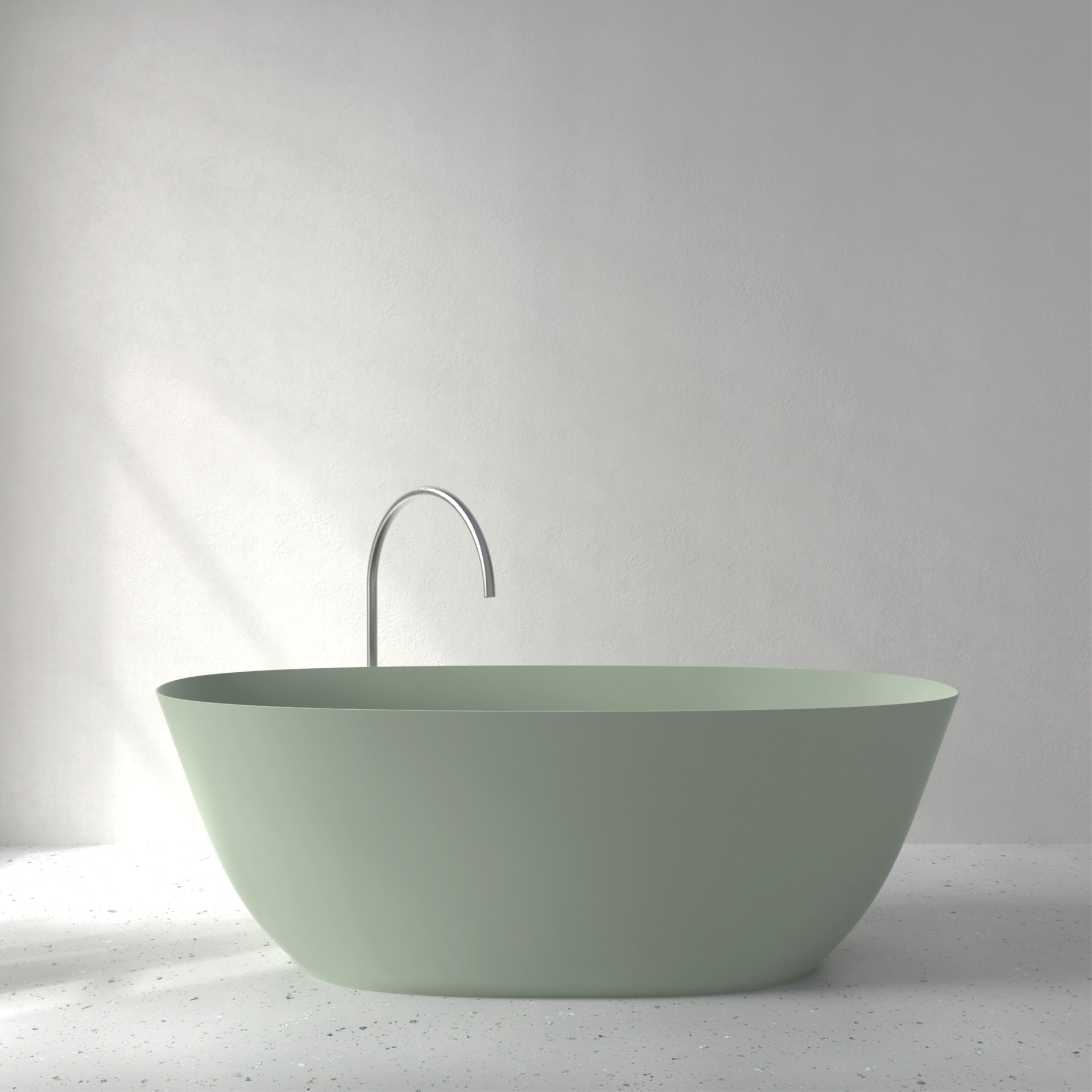 [FFI03-PRAL] Fine bath in Palette color (w1700 x d750 x h580mm, RAL color)